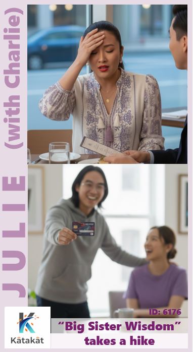 Big Sister Wisdom takes a hike